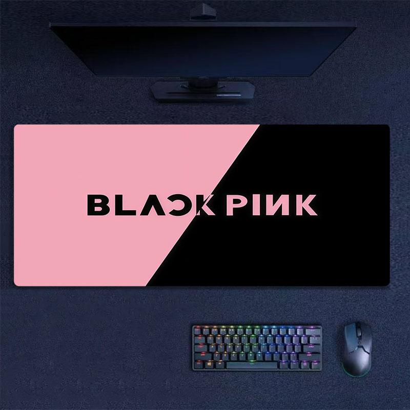 BLACKPINK Mouse Pad, Large Gaming Desk Mat, Non-slip XXL Mousepad for Laptop & Tablet, Mini PC Playmat with Stitched Edges