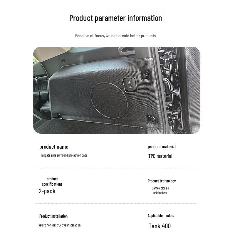 Кофр для мотоцикла Tank 400, боковая сумка, замшевая защитная накладка - устойчивый к царапинам, износостойкий, внутренний TPE угловой протектор