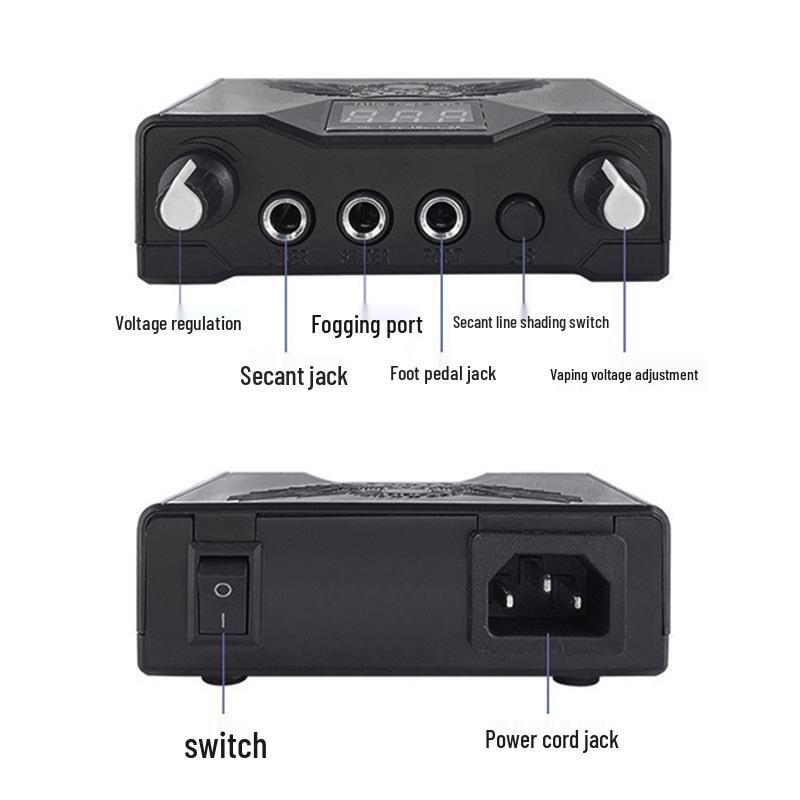 Череп Нет. Набор из 4 моторизованных тату-ручек для практики студентов
