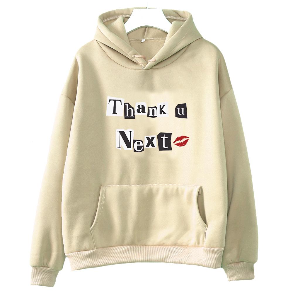 Худи Арианы Гранде для Осени/Зимы Готические Удобные Свитшоты Funko Pop Винтажная Флисовая Одежда Молетон Свитшоты с Круглым Вырезом