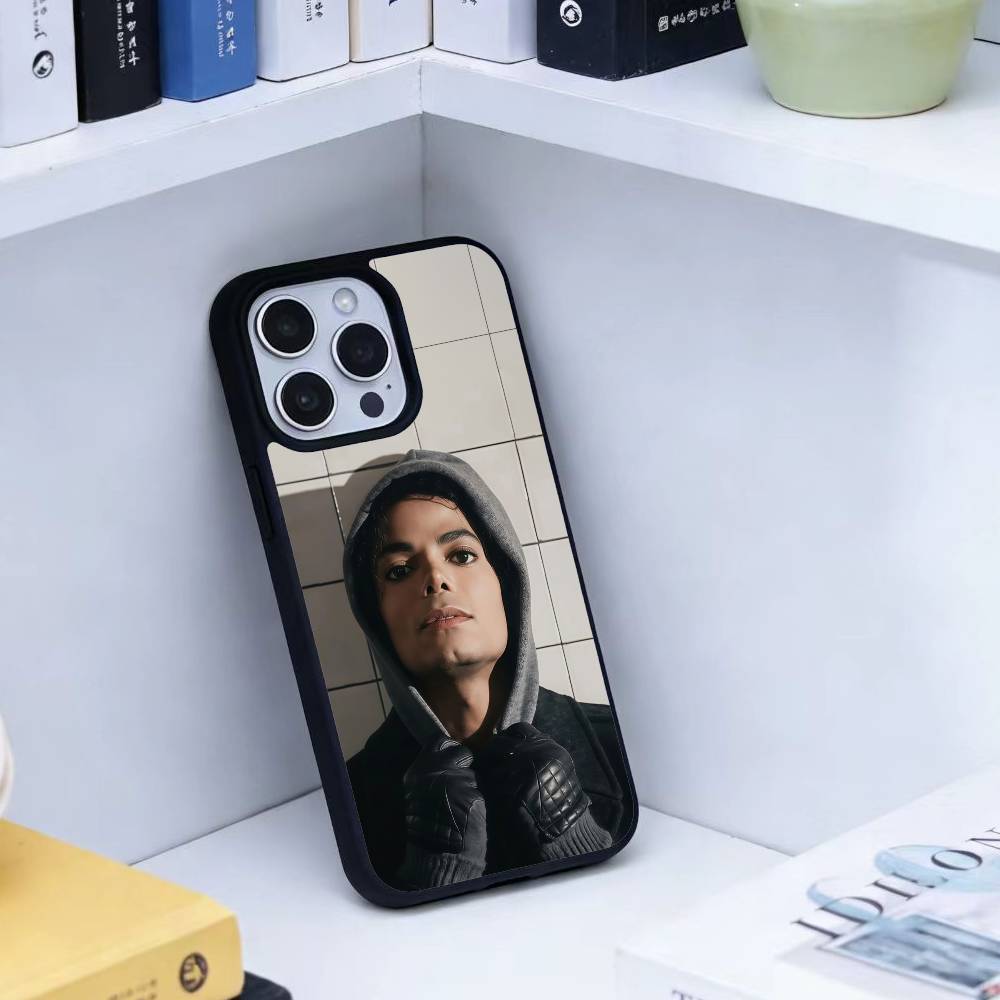 Чехол для телефона с певцом Майклом Джексоном для iPhone 14,16,15,13,17,12,Plus,Pro,Max Магнитный Для Magsafe Матовый Чехол