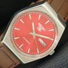 ВИНТАЖНЫЕ АВТОМАТИЧЕСКИЕ ЧАСЫ SEIKO 5 6309A ЯПОНИЯ МУЖСКИЕ КРАСНЫЙ ЦВЕТ ЦИФЕРБЛАТ a708342-1
