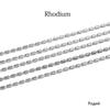 2 м/лот 1,5 мм Золотая Насыпная Медная Цилиндрическая Цепочка-Бусина Бамбуковые Цепочки Для DIY Ожерелья Браслета Поставки для Изготовления Украшений