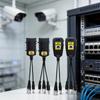 Набор аналоговых видеобалунов для CCTV с разъемом BNC, портом RJ45 и кабелем DC5.5X2.1mm для кабельной разводки камер