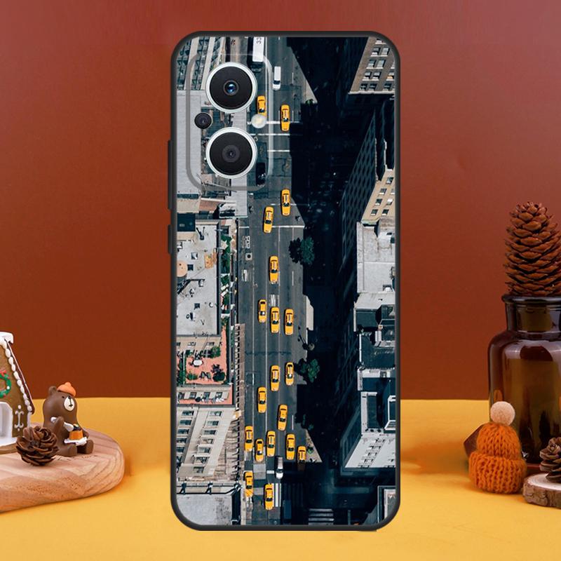 Чехол NYC Yellow Taxi Cabs для OPPO Reno 5 Lite 4 6 7 8 10 Pro 11 F 4Z 5Z 8T OPPO Find X2 X3 Lite X5 X6 Pro