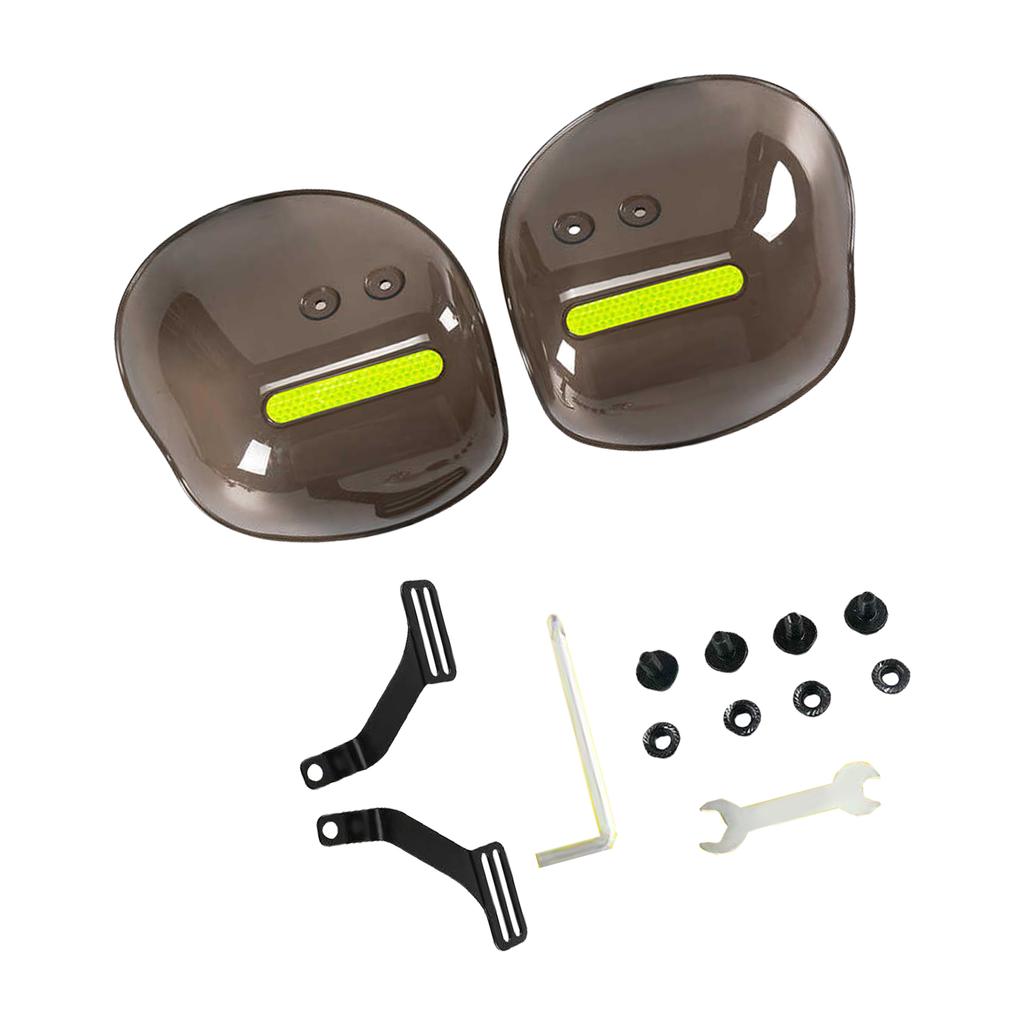 Ветрозащитные мотоциклетные щитки для рук, протекторы, дефлекторы, устойчивые к погодным условиям, высокопрочные, с надежным креплением для мотоциклистов