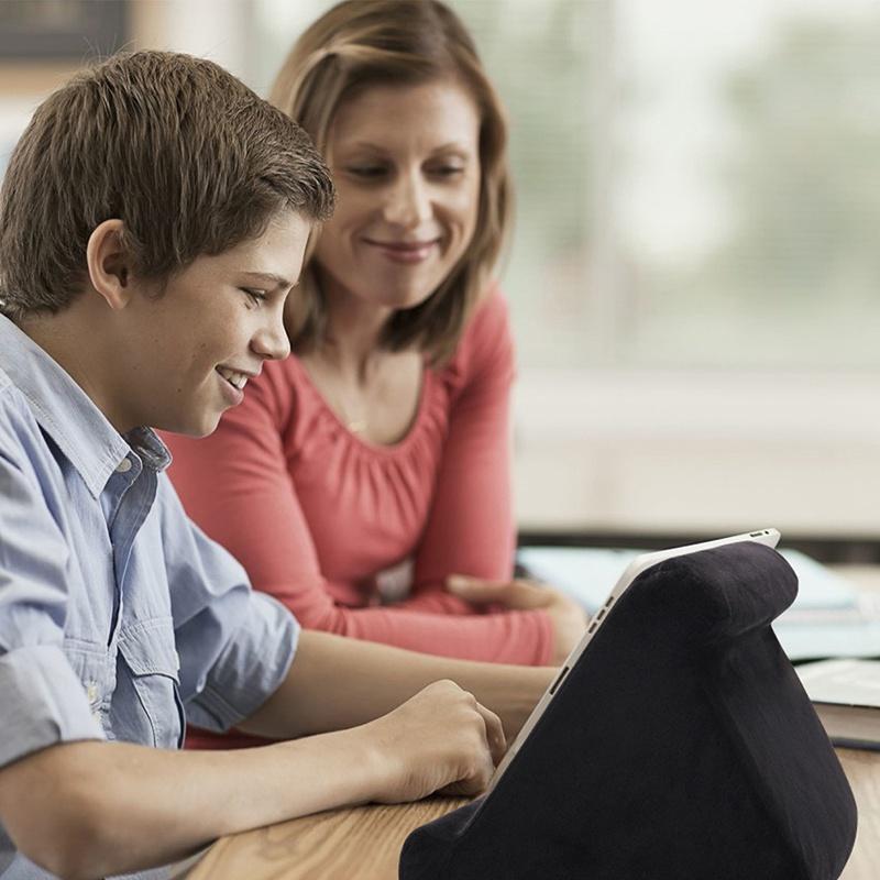 1pc Practical Tablet Stand Pillow Holder Book Reader Reading Cushion For iPad Phone