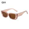 New Fashion Small Oval Driving Sunglasses Men Women Vintage Leopard Jelly Color Sun Glasses Trending Shades UV400 Eyewear