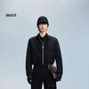 CROQUIS Men's Structured Lapel Short Jacket