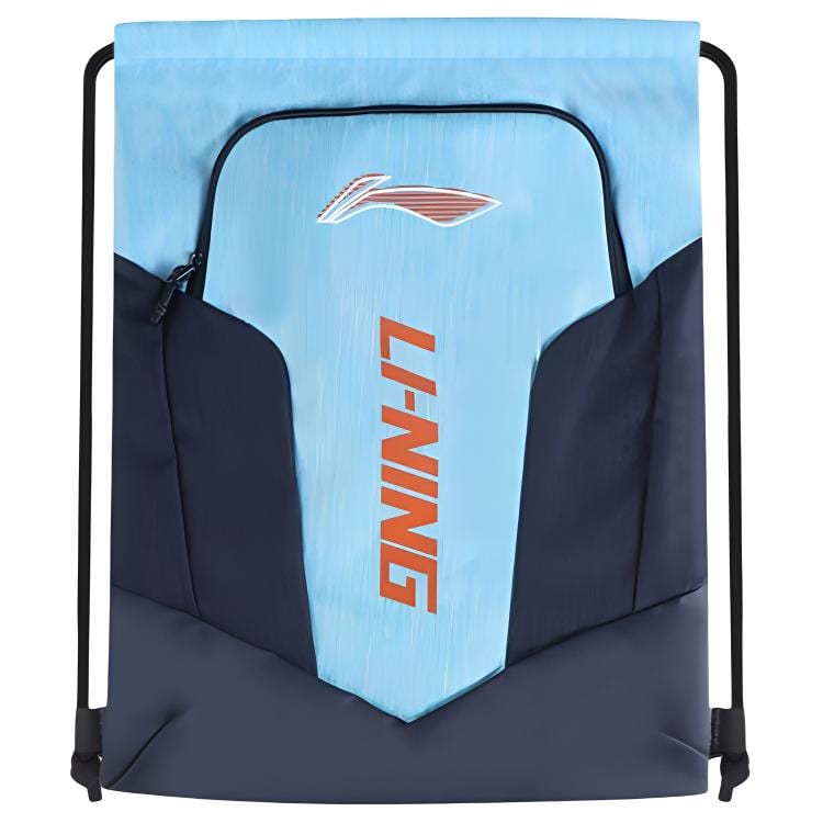 Li Ning Polyester Backpack Regular Men's Black/Crimson Cherry Red/Snow Gray/Sunny Mountain Blue 011
