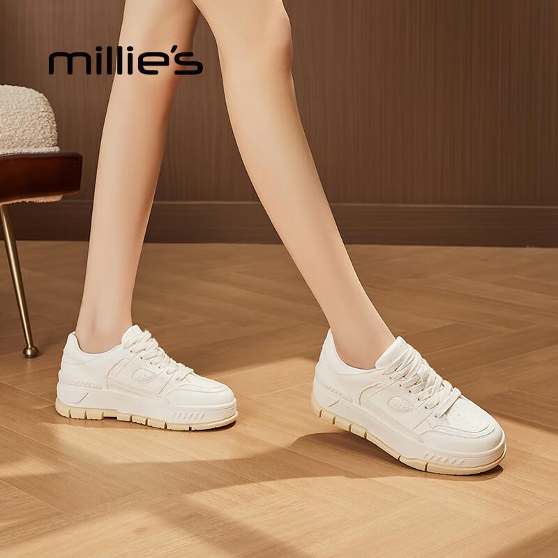 Женские повседневные кожаные кроссовки Millies