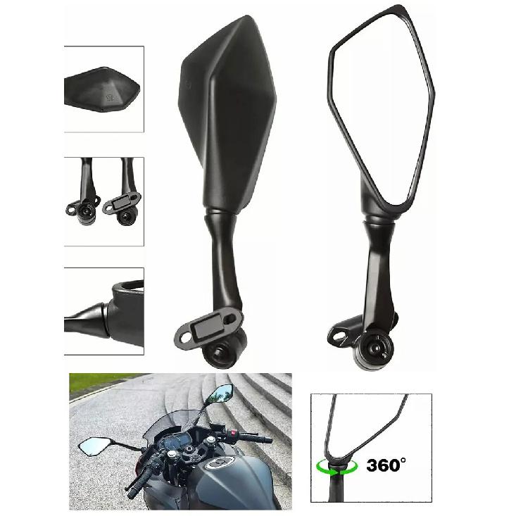 Motorcycle Rear View Mirror for Kawasaki Ninja 250 250SL 300 ZX6R H2R 2013-2016 NINJA 400 650 1000 2017-2020 Moto RearView