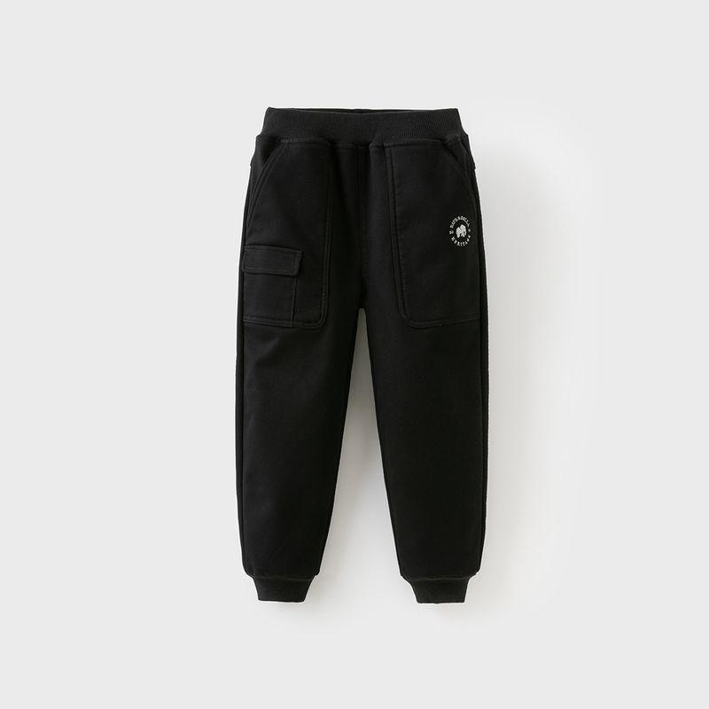 David Bella Boys' Fleece-Lined Pants Children's Jogger Pants Boys 2026 New Winter Casual Long Pants Children's Trousers