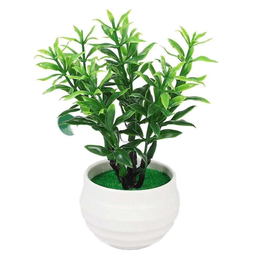 Зеленые реалистичные растения в горшках Алоэ Трава Искусственная трава Подарочные горшки Искусственные растения Бонсай