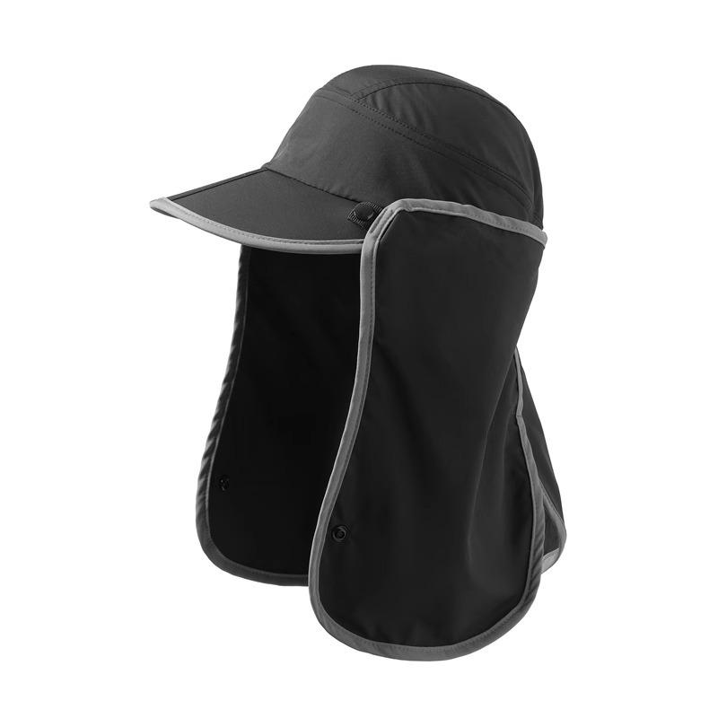 Летняя уличная шляпа от солнца Мужская шляпа для рыбалки Защита от УФ-лучей Защита шеи Защита от солнца Велосипедная шляпа для пеших прогулок и альпинизма Тонкая