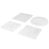 4pcs Mechanical Gear Shape Silicone Molds 3D Design Chocolate Molds  Chocolate Making