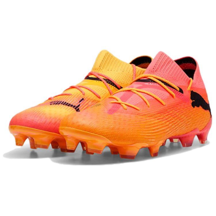 PUMA FUTURE 7 ULTIMATE Soccer Shoes Unisex Orange Yellow 108070-01