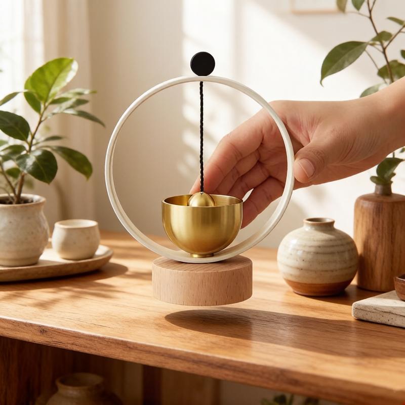 Singing Bowl Set, Meditative Instrument, Yoga Wind Chime, for Meditation, Calming Mind, Spiritual , Home Art Decor Ornament
