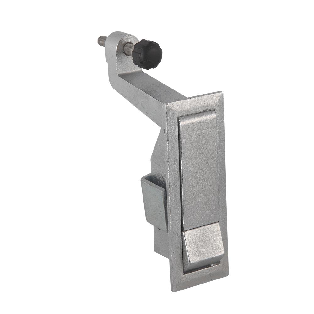 Zinc Alloy Chrome Plated Durable Base Handle Button Cylinder Cam Nut Network Cabinet Lock with Key Control Rod Unlocking System