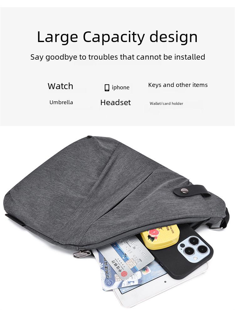 Мужская сумка через плечо для езды на велосипеде с защитой от кражи, с защитой от брызг и для телефона