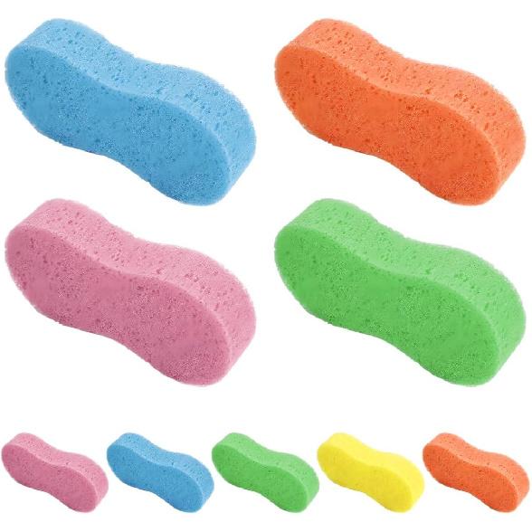 Wevdn 2 PCS Car Wash Sponges, Automotive Large Cleaning Sponges with Vacuum Compressed Packing, Multi-Purpose Washing Sponge Pad for Car Motorcycle