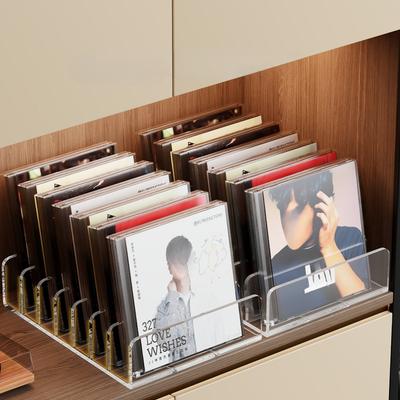 Акриловая решетка-подставка для демонстрации CD-дисков, настольная, для хранения кассет, дисков, виниловых пластинок, органайзер для CD/VCD