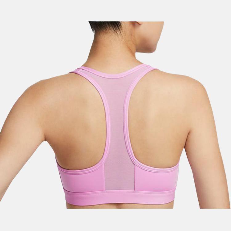 Nike Swoosh Однотонное Удобное Быстросохнущее Приятное к коже Спортивное нижнее белье Женское нижнее белье Розовое FN2732632