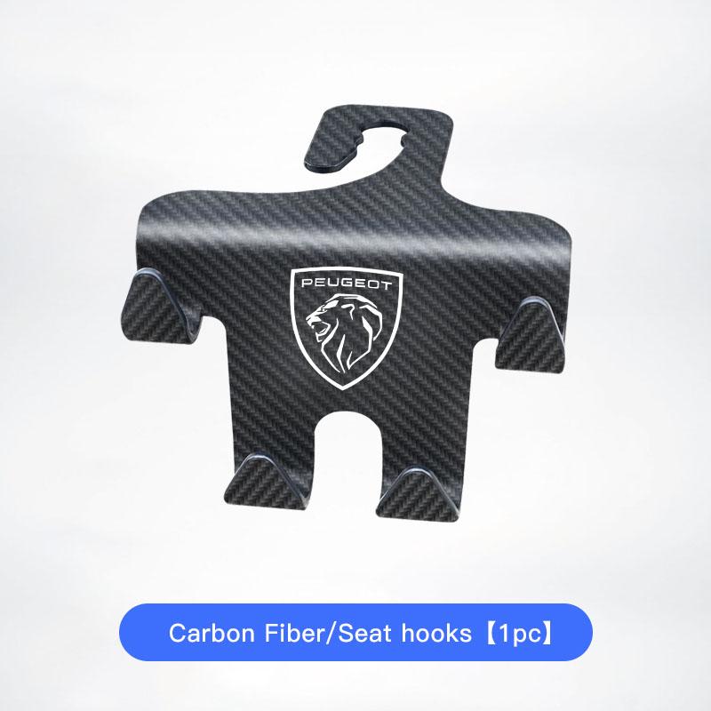 Car Seat Back Hook Phone Holder Stand Hooks Accessories For Peugeot 408 308 5008 208 2008 3008 Landtrek Rifter 508 301 Valve cap