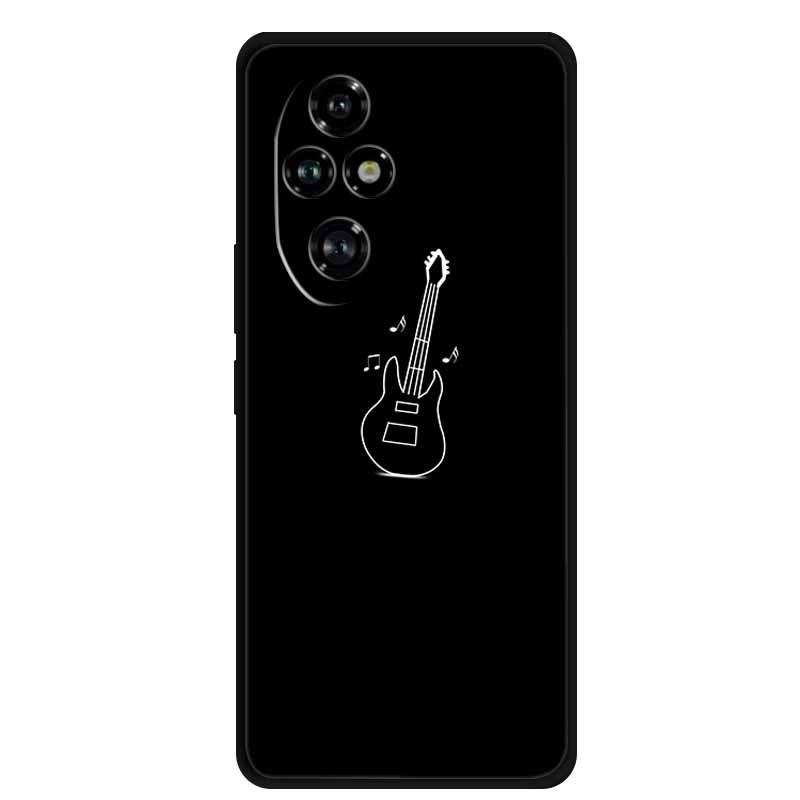 Черный мягкий ТПУ чехол для Honor 200 Pro 5G Домашняя версия