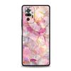 Модный Золотой Розовый Мраморный Чехол Для Телефона Для Xiaomi Redmi Note 14 13 5G 10 11 12 Pro Plus 4G 14C 13C 12C 10C Черная Крышка