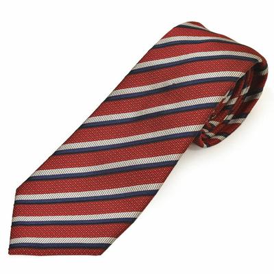 Галстук Giorgio Armani с полосатым узором, шелковый галстук, ширина меча ega22w010 КАРДИНАЛЬНО-КРАСНЫЙ Красный [Giorgio Armani] Мужской (Размер 8см) 2F910-03676