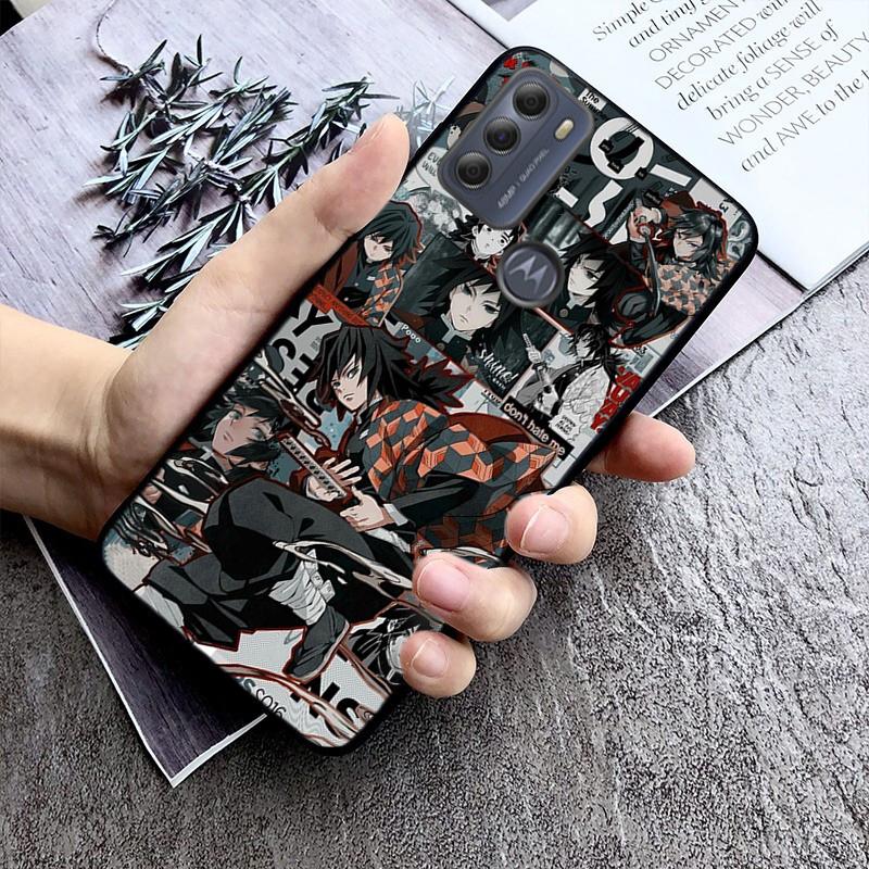 Чехол для телефона Kimetsu No Yaiba Demon Slayer для Moto Edge 20 20 Lite E7 Power E40 E20 One Action G10 G Play G22 G52 G60 E32 G8