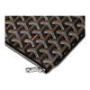 Goyard Косметичка Senat Y с полным принтом монограммы на молнии, унисекс, черная, синяя, зеленая SENAT2MMLTY
