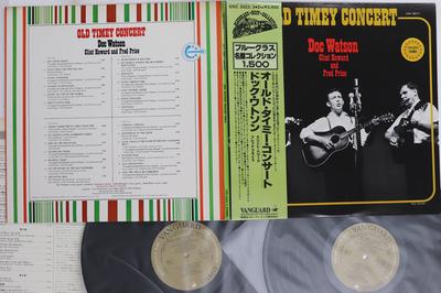 LP Пластинка DOC WATSON, HOWARD, PRICE - Old Timey Concert GXC2022 VANGUARD Япония Оби Кантри/Фолк Б/У