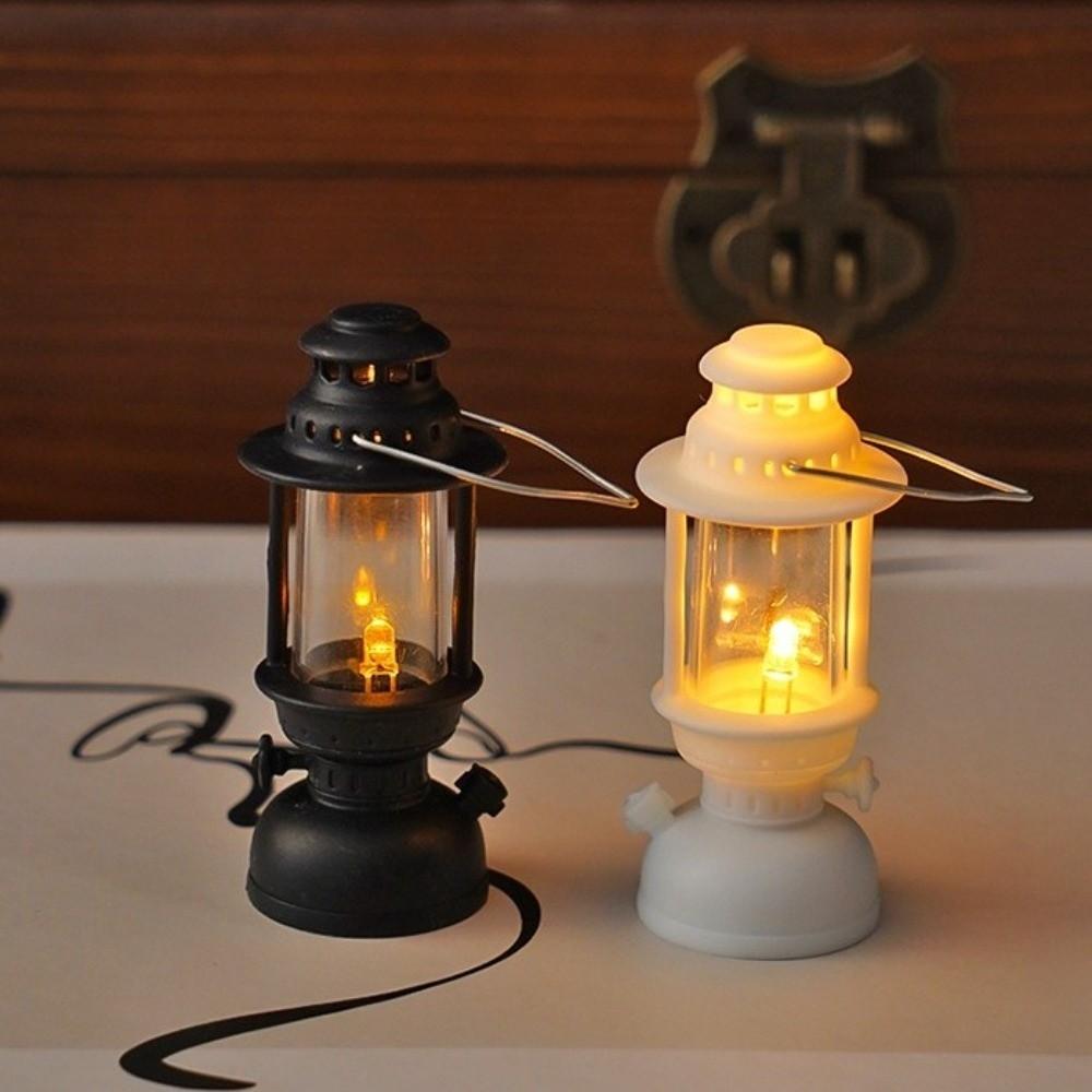 LED Lighting Retro LED Lantern Battery Powered Miniature Night Light Imaginative Play
