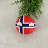 Christmas Gifts  Country Ball Plushies 10Cm Polandball Pendant Country Flag Balls Countryball Stuffed Doll