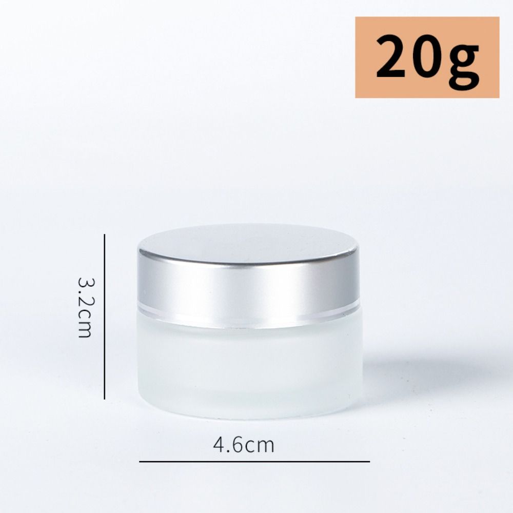 Silver/Gold/Black/White Face Cream Bottles 5-50g Makeup Jar  Cosmetic Container