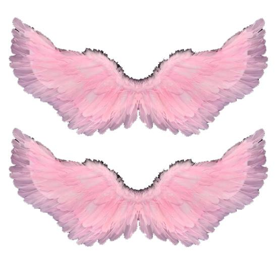 2 шт. крылья ангела из перьев для женщин и девочек, костюм крыльев феи из перьев с эластичными ремнями для Хэллоуина, реквизит для выступления на сцене для косплея и вечеринки