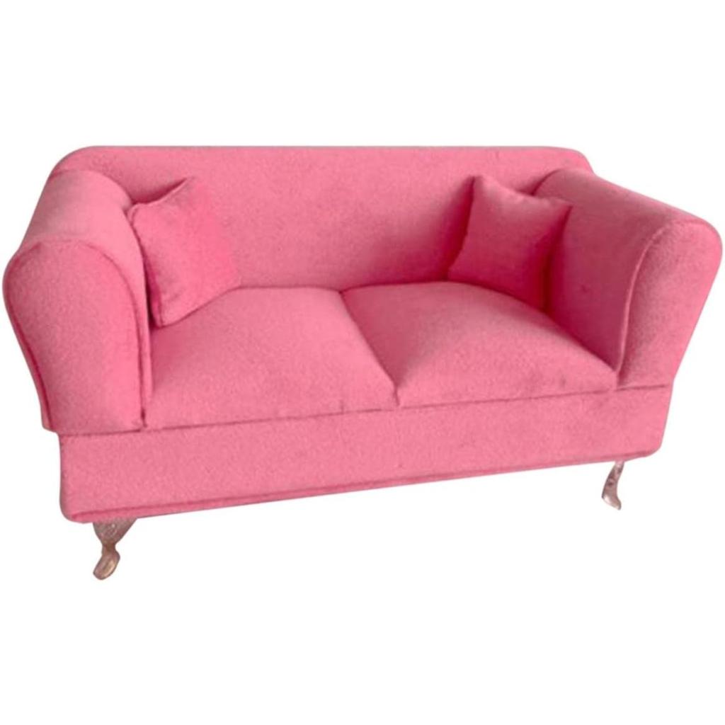 1/6 Sofa Girls and Women JEWELLERY Box, Bedroom Decor Storage Case,Box Organizer, 12 Inch Dolls Action Figures, Sofa for Two People