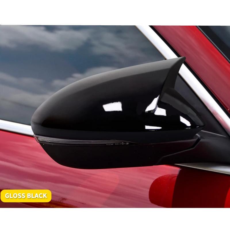 For Alfa Romeo Stelvio 2017 2018 Car Rearview Side Mirror Cover Wing Cap Exterior Door Shell Trim