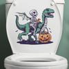 Fun-m175 Хэллоуин Динозавр Тыква Ванная Комната Домашний Декор Наклейка на Туалет