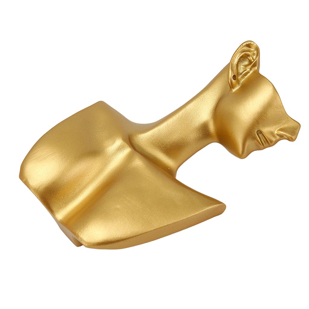 Golden Jewelry Display Bust Resin Elegant Necklace Earrings Display Mannequin Stand for Jewelry