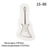 Music Theme Guitar & Notes Fondant Silicone Mold for Cake and Chocolate Decoration