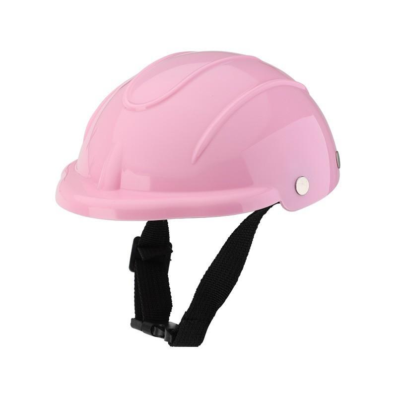 Модные пластиковые шлемы для домашних животных, собак, однотонные, регулируемые, мотоциклетные головные уборы для питомцев, красивый шлем безопасности для щенка, кошка