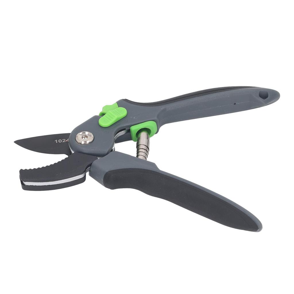 Ratchet Pruning Shears Heavy Duty Gardening Tool Tree Trimming Bypass Hand Pruner 8.5in for