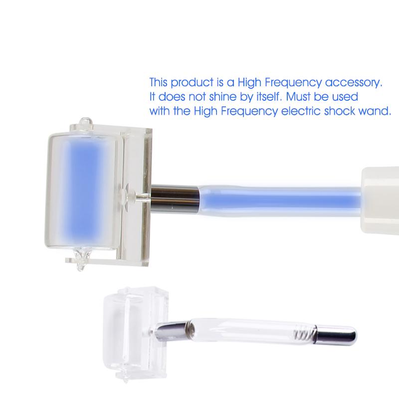 Высокочастотный неоновый аргоновый электрод для лица, насадка для грибовидного электрода, синие трубки, массажер для лица, светильник, устройство для ухода за кожей лица