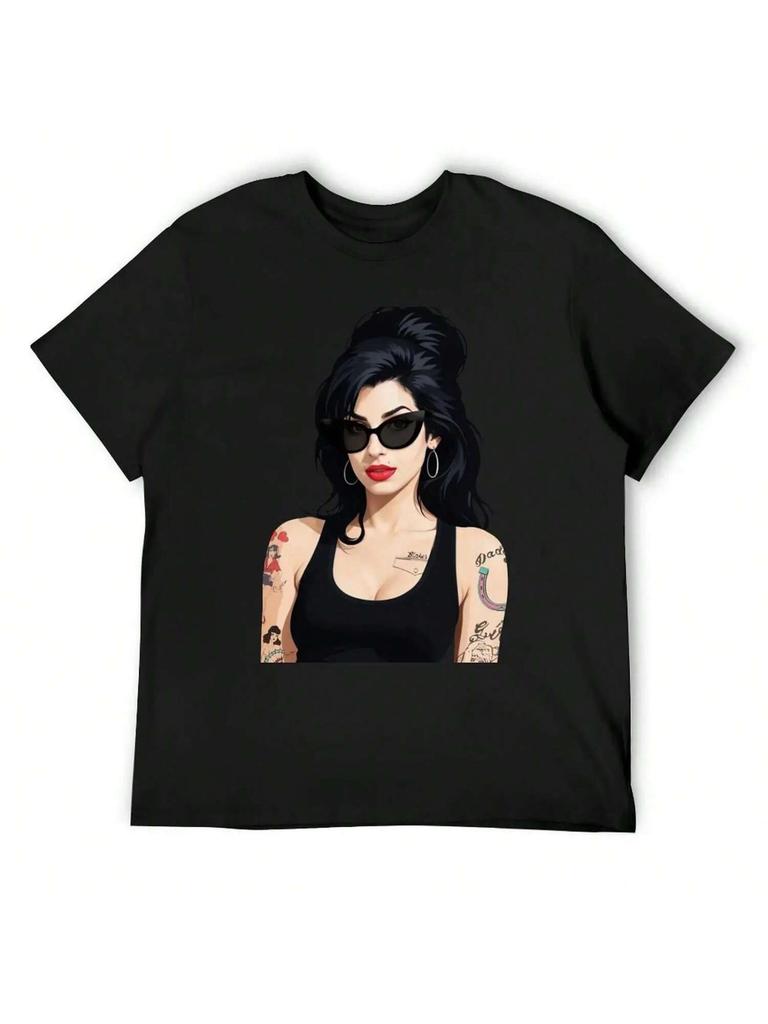 - Gaze Of Fame#2 T-Shirt Kawaii Clothes Man T-Shirt Clothing Cotton Graphic Tees unisexs Vintage T Shirts