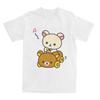 Футболка Car Drive Rilakkuma для мужчин и женщин, хипстерская хлопковая футболка с круглым вырезом и коротким рукавом, одежда больших размеров
