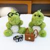Bibolong Backpack Pocket Treasure Glasses Camera Dinosaur Plush Toy Children's Birthday Gift Home Ornament