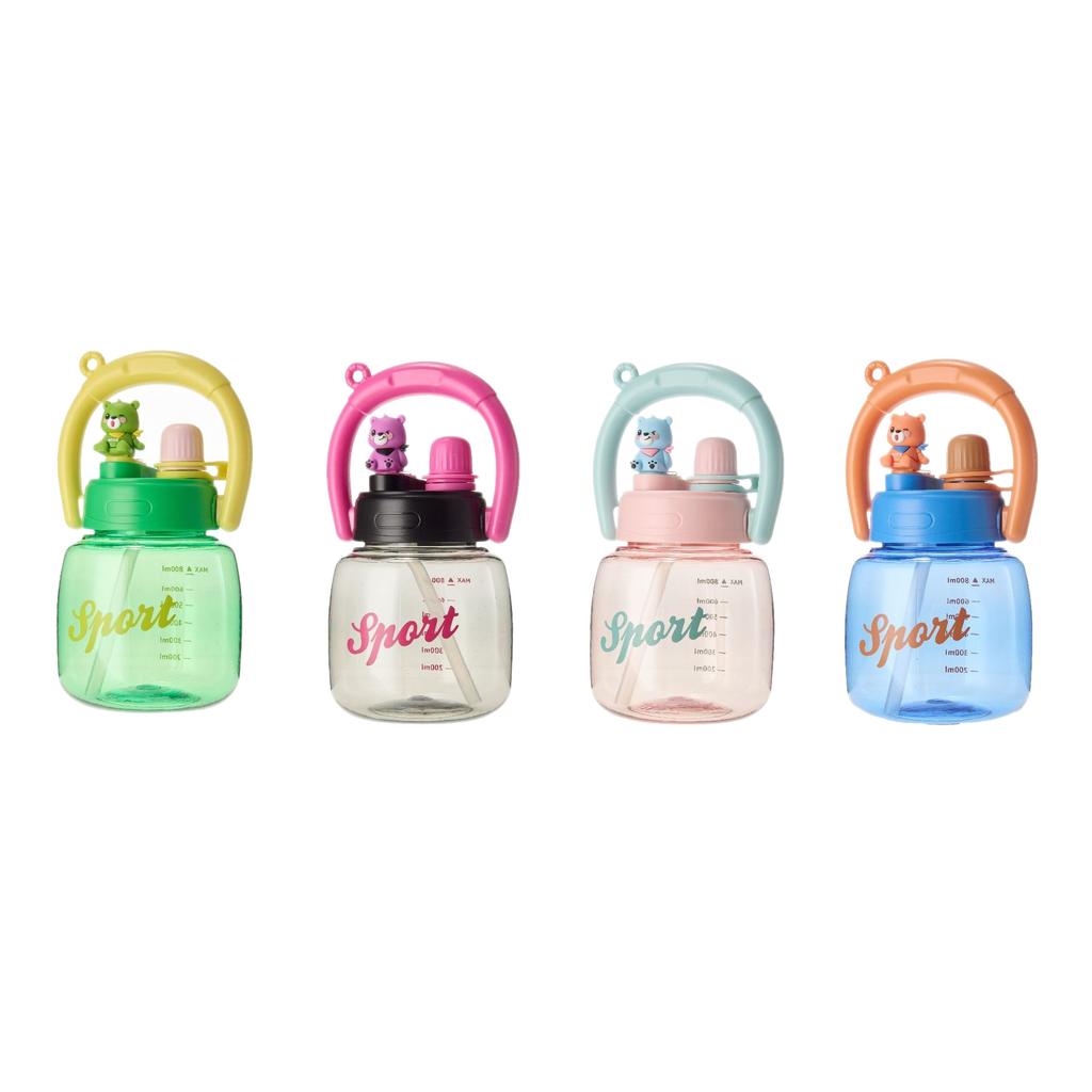 Water bottle high value plastic water cup carrying pot double drink large capacity high value with tea warehouse portable high temperature water cup